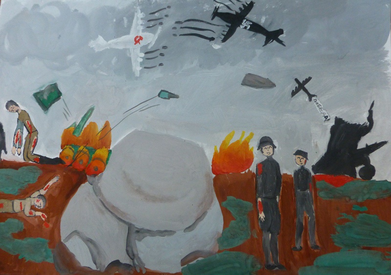 "Подвиг героя", Александра Угрюмова (9 лет)