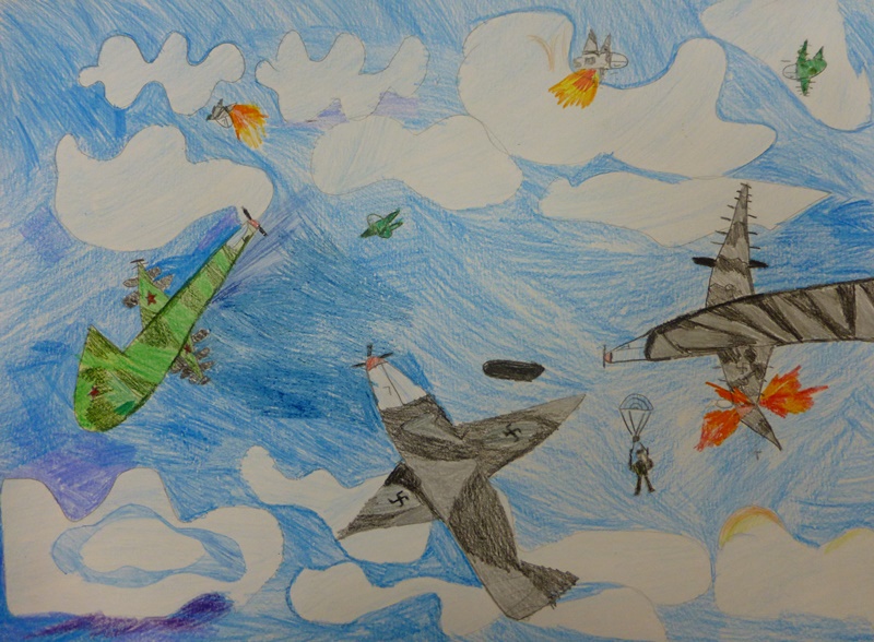 "Воздушный бой", Иван Голощапов (5 лет)