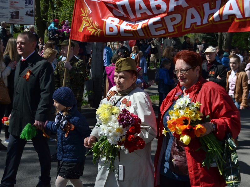 День Победы в Пскове