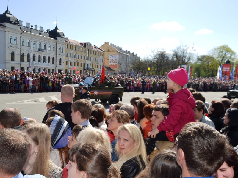 День Победы в Пскове