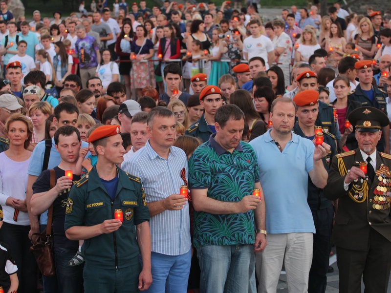 Акция "Свеча Памяти", 21 июня 2015 г.