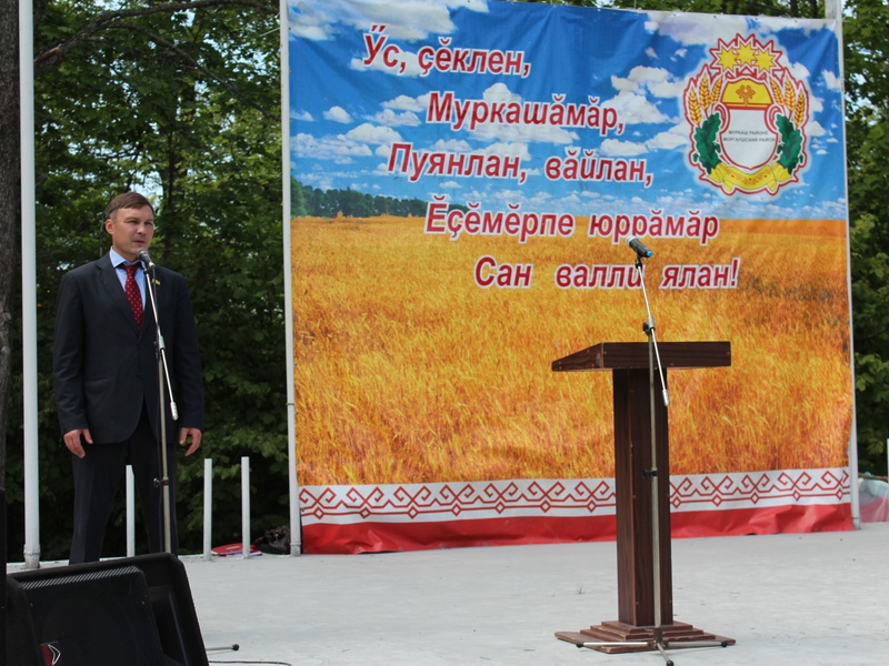 С рабочим визитом Моргаушский район посетил Руководитель Региональной приемной Николай Николаев