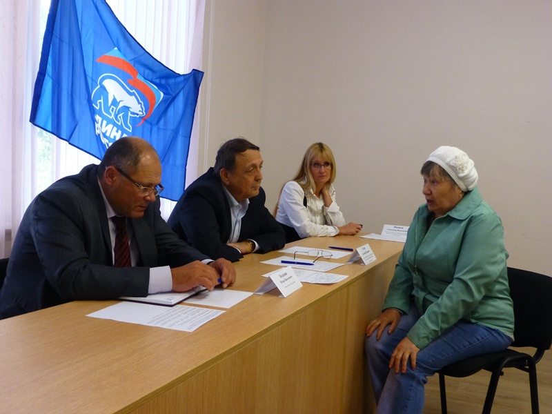 Выездной приём Региональной общественной приёмной в Дегтярске