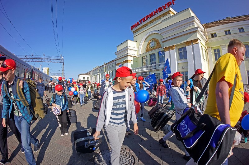В первый день лета из Екатеринбурга в Анапу отправился новый поезд здоровья