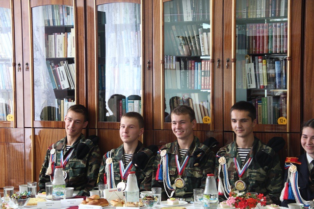 Встреча с кадетами Красночетайской школы