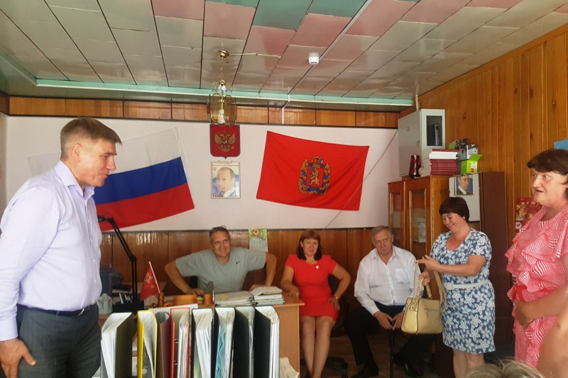 Визит Владимира Демидова в Казачинский район
