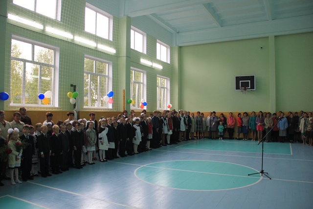 1 сентября - обновленный спортзал в Аликовском районе