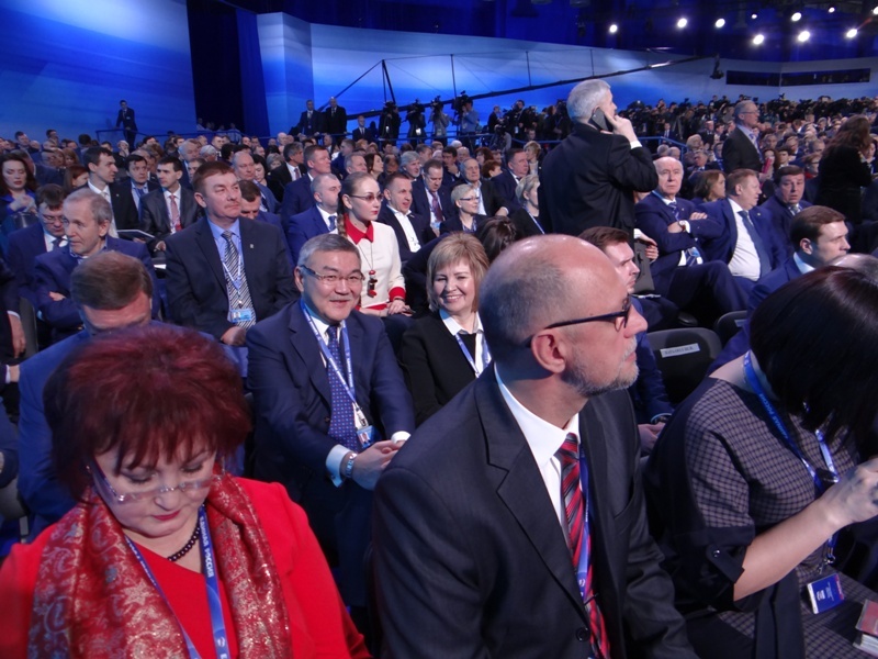 Делегаты от Калмыкии на съезде Партии 21-22 января 2017