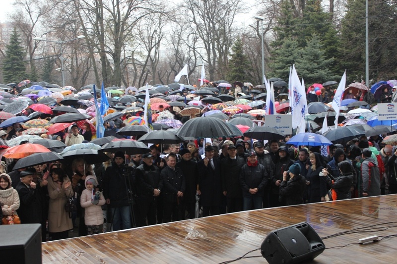 Единороссы побывали на фестивале в честь воссоединения Крыма и России