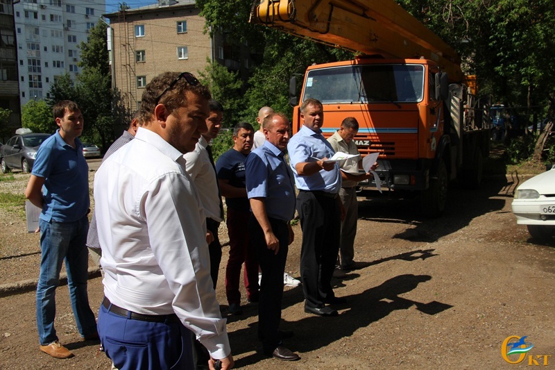 По улице Комсомольской началась реализация проекта «Формирование современной городской среды»