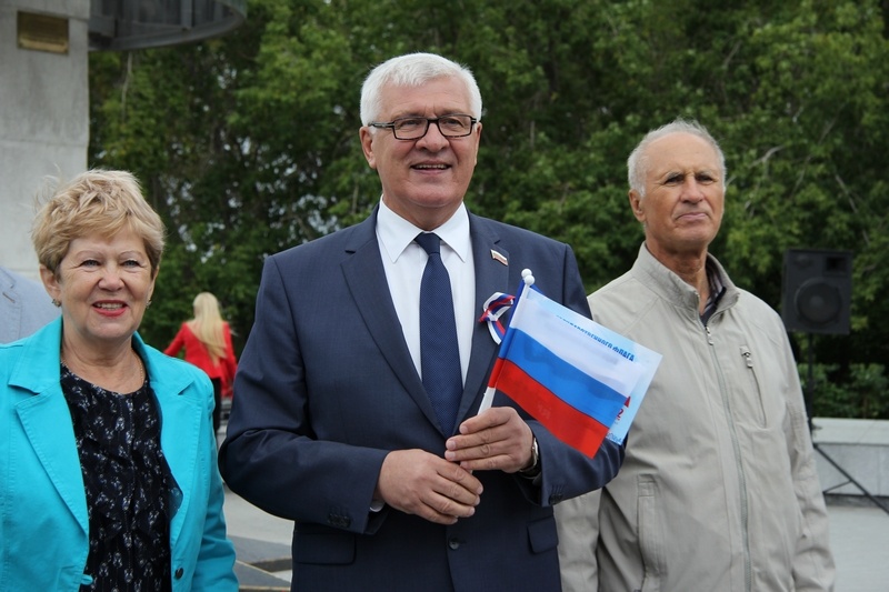 День Государственного флага Российской Федерации. Усолье-Сибирское. 