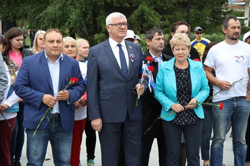 День Государственного флага Российской Федерации. Усолье-Сибирское. 