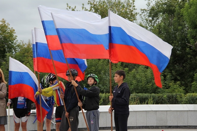 День Государственного флага Российской Федерации. Усолье-Сибирское. 
