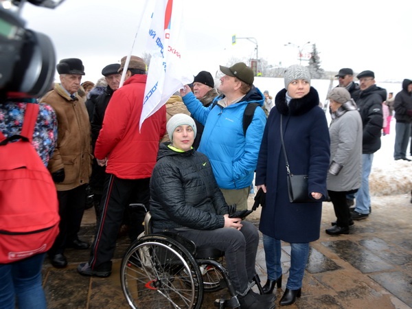 Псков поддержал российских олимпийцев 