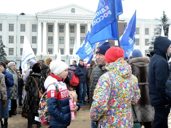 Псков поддержал российских олимпийцев 