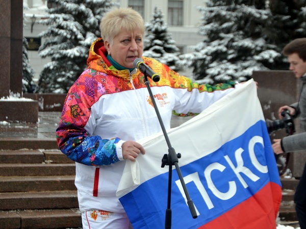 Псков поддержал российских олимпийцев 