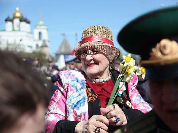 9 мая в городе Пскове