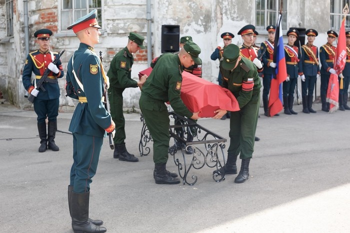 Захоронение останков солдат, погибших в годы Великой Отечественной войны