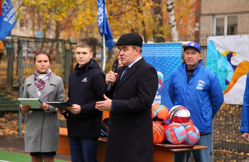Валерий Лидин выполнил обещание по реконструкции баскетбольной площадки в Пензе