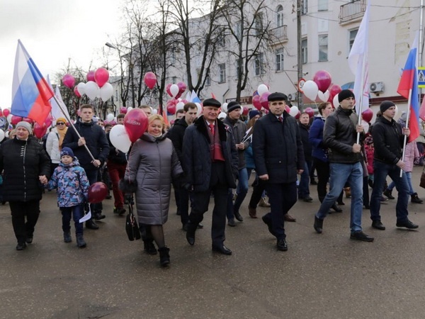 Празднование Дня народного единства в Великих Луках