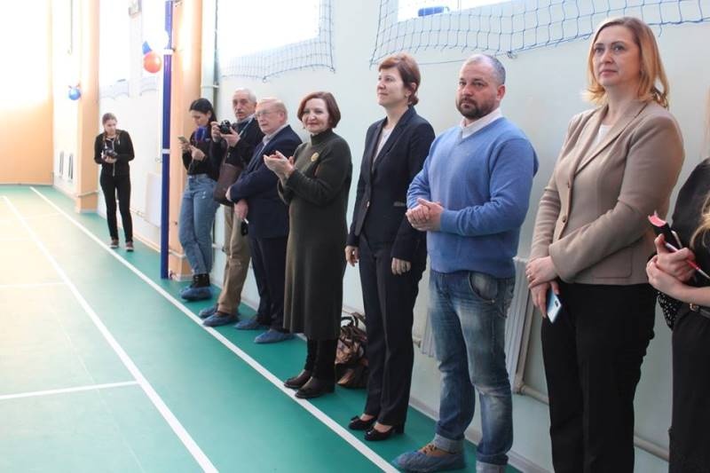 В поселке Южный Багратионовского округа капитально отремонтирован школьный спортивный зал