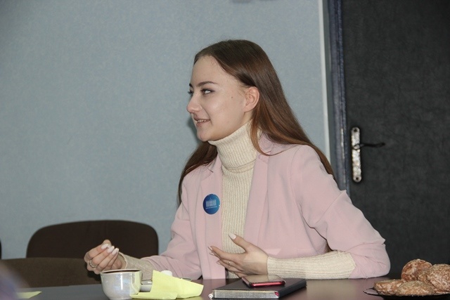 Встреча Секретаря регионального отделения Партии Юрия Кислова с активистами "Молодой Гвардии"