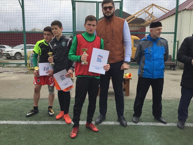 Футбольный турнир среди юношей в рамках проекта "Детский спорт"