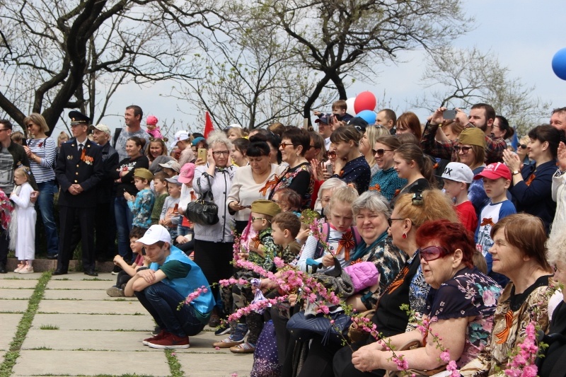 Празднование 9 Мая в Первомайском районе города Владивостока