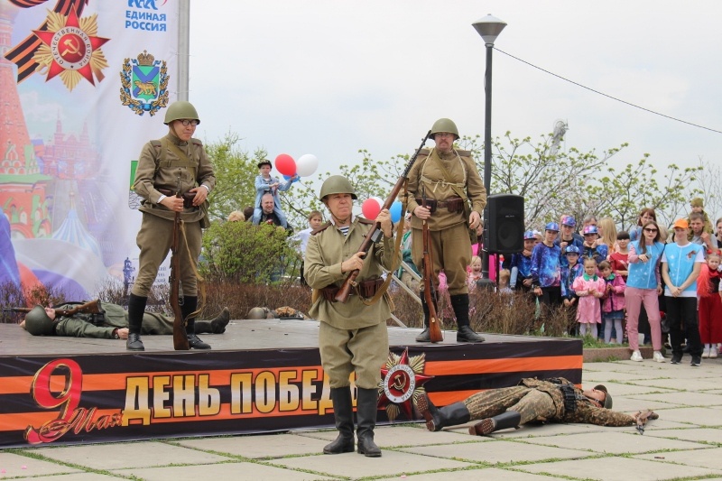 Празднование 9 Мая в Первомайском районе города Владивостока