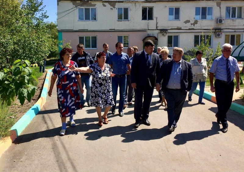Рабочий визит Николая Панкова в Краснокутский район