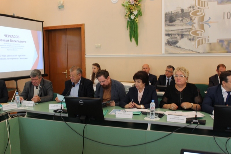 Заседание общественной палаты Курской области с обсуждением реализации нацпроектов 