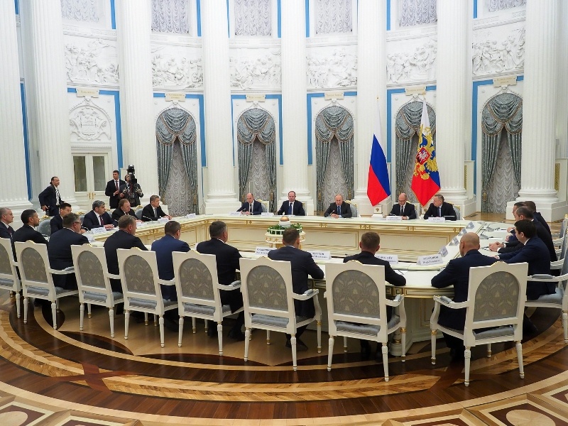 Встреча президента Владимира Путина с избранными главами регионов