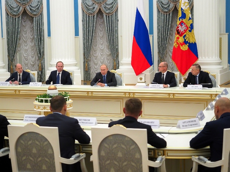 Встреча президента Владимира Путина с избранными главами регионов