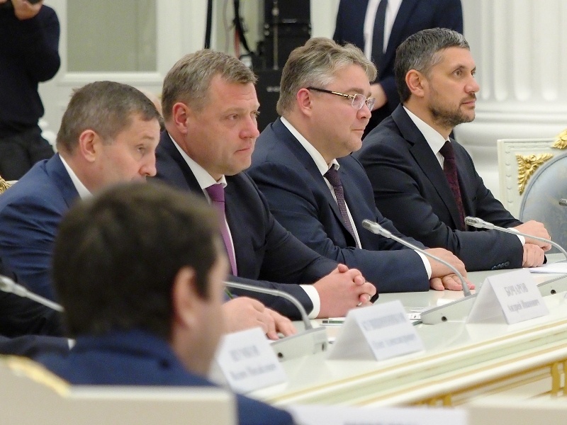 Встреча президента Владимира Путина с избранными главами регионов