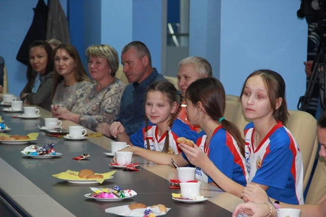 Чествование команд-участников финального этапа Всероссийского фестиваля детского дворового футбола