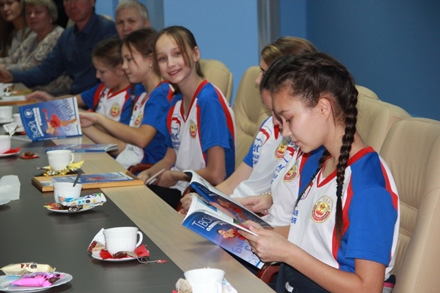Чествование команд-участников финального этапа Всероссийского фестиваля детского дворового футбола