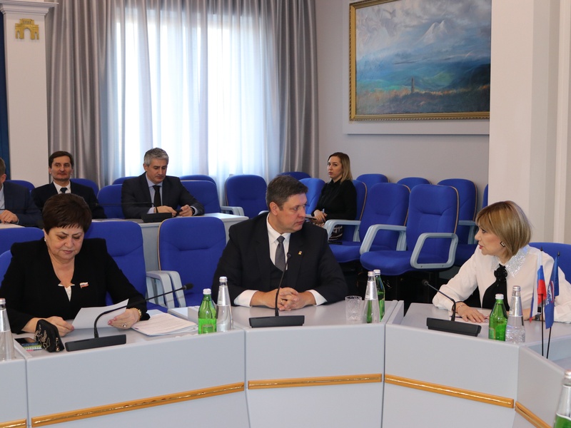 Заседание фракции в Думе Ставропольского края