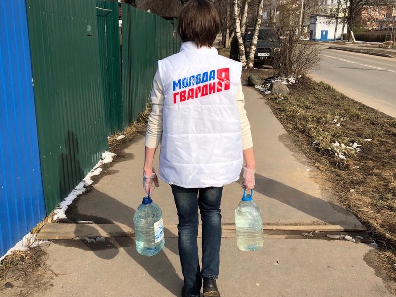 Работа волонтёров