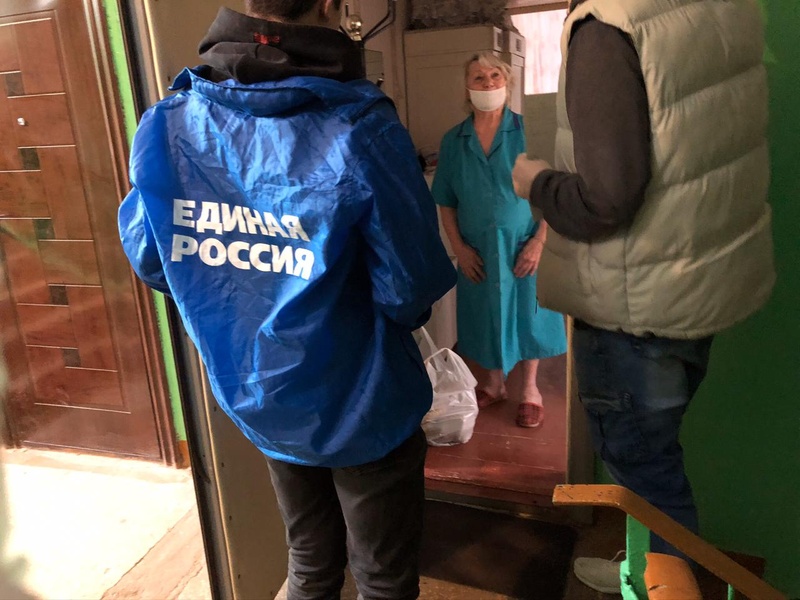 Работа волонтёров
