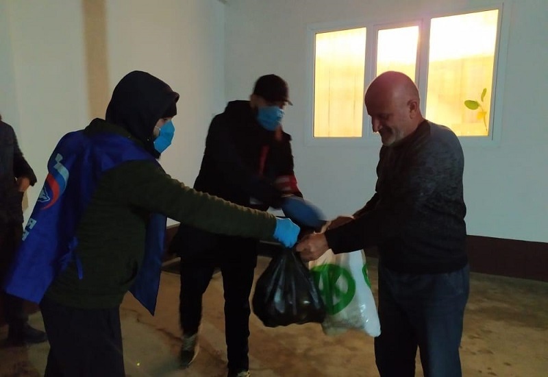 Волонтерский центр Чеченской Республики: доставка продуктовой помощи производится ежедневно