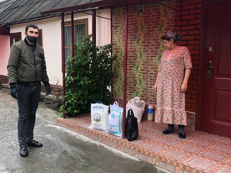 Волонтерский центр Чеченской Республики: доставка продуктовой помощи производится ежедневно