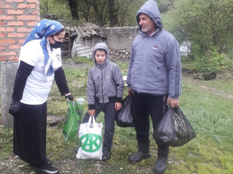 Волонтерский центр Чеченской Республики: доставка продуктовой помощи производится ежедневно