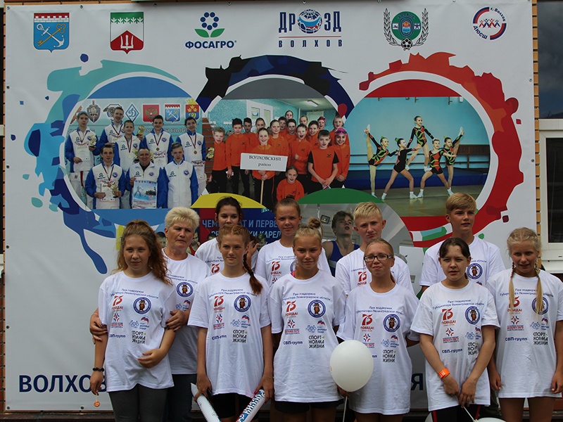 Всероссийский фестиваль дворового спорта в рамках партийного проекта "Детский спорт" в Волхове